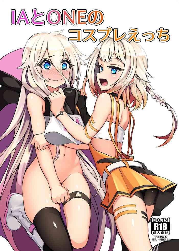 Stockings IA to ONE no Cosplay Ecchi | IA and ONE’s Lewd Cosplay- Voiceroid hentai Office Lady