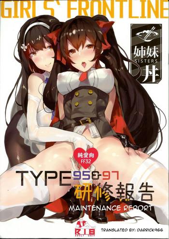 Lolicon TYPE95&97 Maintenance Report- Girls frontline hentai Doggystyle