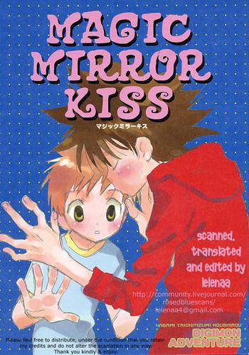 Groping Magic Mirror Kiss- Digimon adventure hentai Shaved Pussy