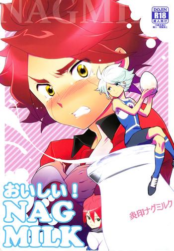 Groping Oishii! NAGMILK- Inazuma eleven hentai Threesome / Foursome