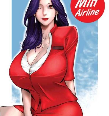 Straight MILF Airline- Original hentai 4some