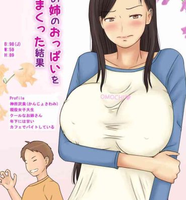 Fingering Tomodachi no Ane no Oppai o Momimakutta Kekka- Original hentai Aunty