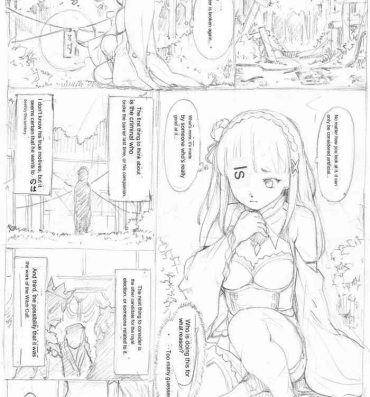 Gay Cumjerkingoff [Fujiwara Shunichi] Emilia Kumo Ito Kousoku Manga (Re: Zero kara Hajimeru Isekai Seikatsu) google translate- Original hentai Sex